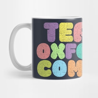 Team Oxford Comma / Typographic Design Mug